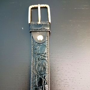 Genuine Crocodile Skin Belt